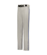 Augusta Sportswear YOUTH CRUSH OPEN BOTTOM PANT WITH BRAID 655WLBY GREY/ROYAL (BA) S