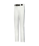 Augusta Sportswear YOUTH CRUSH OPEN BOTTOM PANT WITH BRAID 655WLBY WHITE/NAVY (BA) S