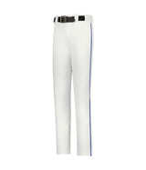 Augusta Sportswear YOUTH CRUSH OPEN BOTTOM PANT WITH BRAID 655WLBY WHITE/ROYAL (BA) S