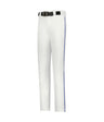 Augusta Sportswear YOUTH CRUSH OPEN BOTTOM PANT WITH BRAID 655WLBY WHITE/ROYAL (BA) S