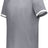 Augusta Sportswear Youth Cutter+ Full Button Baseball Jersey 6910 GRAPHITE/WHITE S