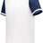 Augusta Sportswear Youth Cutter+ Full Button Baseball Jersey 6910 WHITE/NAVY S