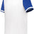 Augusta Sportswear Youth Cutter+ Full Button Baseball Jersey 6910 WHITE/ROYAL S