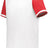 Augusta Sportswear Youth Cutter+ Full Button Baseball Jersey 6910 WHITE/SCARLET S