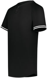 Augusta Sportswear Youth Cutter+ Henley Jersey 6906 BLACK/WHITE S