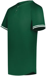 Augusta Sportswear Youth Cutter+ Henley Jersey 6906 DARK GREEN/WHITE S
