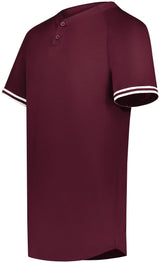 Augusta Sportswear Youth Cutter+ Henley Jersey 6906 MAROON/WHITE S
