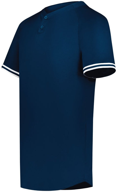 Augusta Sportswear Youth Cutter+ Henley Jersey 6906 NAVY/WHITE S
