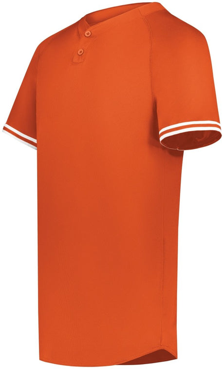 Augusta Sportswear Youth Cutter+ Henley Jersey 6906 ORANGE/WHITE S