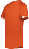 Augusta Sportswear Youth Cutter+ Henley Jersey 6906 ORANGE/WHITE S
