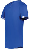 Augusta Sportswear Youth Cutter+ Henley Jersey 6906 ROYAL/WHITE S