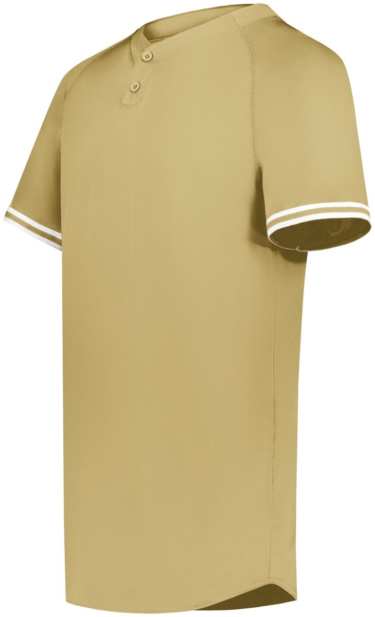 Augusta Sportswear Youth Cutter+ Henley Jersey 6906 VEGAS GOLD/WHITE S
