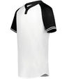 Augusta Sportswear Youth Cutter+ Henley Jersey 6906 WHITE/BLACK S