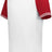 Augusta Sportswear Youth Cutter+ Henley Jersey 6906 WHITE/SCARLET S