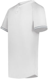 Augusta Sportswear Youth Cutter+ Henley Jersey 6906 WHITE/SILVER S