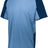 Augusta Sportswear Youth Cutter Jersey 1518 COLUMBIA BLUE/NAVY XXS