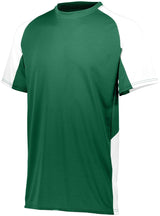 Augusta Sportswear Youth Cutter Jersey 1518 DARK GREEN/WHITE XXS