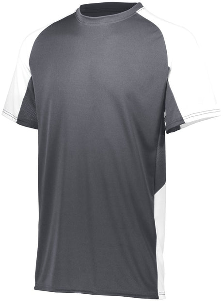 Augusta Sportswear Youth Cutter Jersey 1518 GRAPHITE/WHITE XXS