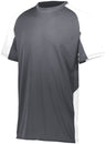 Augusta Sportswear Youth Cutter Jersey 1518 GRAPHITE/WHITE XXS