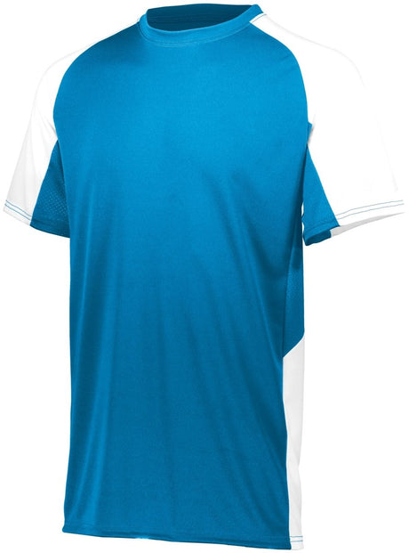 Augusta Sportswear Youth Cutter Jersey 1518 POWER BLUE/WHITE XXS