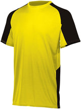 Augusta Sportswear Youth Cutter Jersey 1518 POWER YELLOW/BLACK XXS