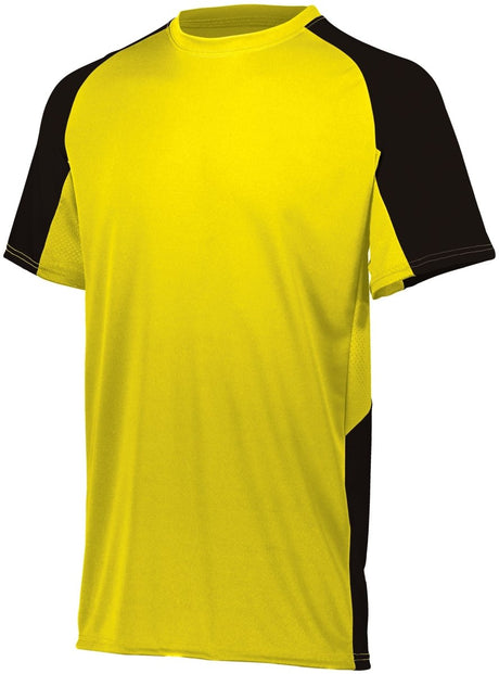 Augusta Sportswear Youth Cutter Jersey 1518 POWER YELLOW/BLACK XXS