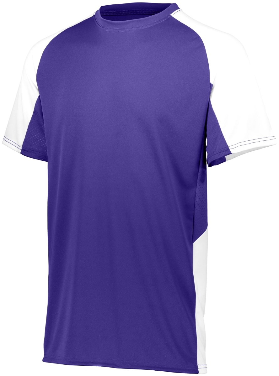 Augusta Sportswear Youth Cutter Jersey 1518 PURPLE/WHITE XXS