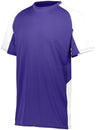 Augusta Sportswear Youth Cutter Jersey 1518 PURPLE/WHITE XXS