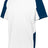 Augusta Sportswear Youth Cutter Jersey 1518 WHITE/NAVY XXS
