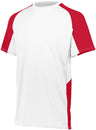 Augusta Sportswear Youth Cutter Jersey 1518 WHITE/RED XXS