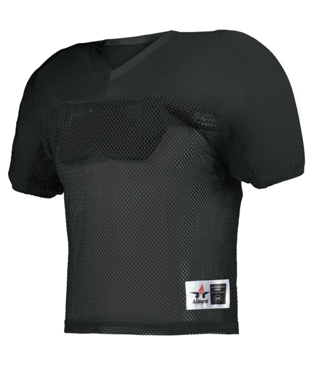Augusta Sportswear YOUTH DAZZLE MESH FOOTBALL PRACTICE JERSEY - Augusta Sportswear 712Y BLACK LARGE/EXTRA LG