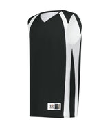 Augusta Sportswear YOUTH DOUBLE - PLY REVERSIBLE BASKETBALL JERSEY 54MMRY BLACK/WHITE (BA) S
