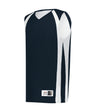 Augusta Sportswear YOUTH DOUBLE - PLY REVERSIBLE BASKETBALL JERSEY 54MMRY NAVY/WHITE (BA) S
