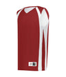 Augusta Sportswear YOUTH DOUBLE - PLY REVERSIBLE BASKETBALL JERSEY 54MMRY RED/WHITE (BA) S