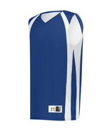Augusta Sportswear YOUTH DOUBLE - PLY REVERSIBLE BASKETBALL JERSEY 54MMRY ROYAL/WHITE (BA) S