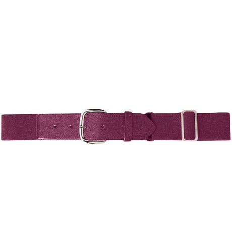 Augusta Sportswear Youth Elastic Baseball Belt 6002 MAROON OS