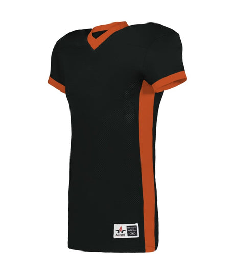 Augusta Sportswear Youth Elusive Football Jersey - Augusta Sportswear 750EY BLACK/BT. ORANGE (BA) S