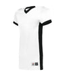 Augusta Sportswear Youth Elusive Football Jersey - Augusta Sportswear 750EY WHITE/BLACK (BA) S