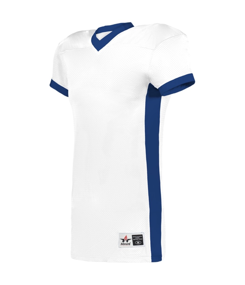 Augusta Sportswear Youth Elusive Football Jersey - Augusta Sportswear 750EY WHITE/ROYAL (BA) S