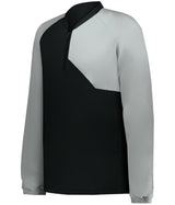 Augusta Sportswear YOUTH FIELD 1/4 ZIP PULLOVER 3JLS21Y BLACK/GREY (BA) S