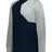 Augusta Sportswear YOUTH FIELD 1/4 ZIP PULLOVER 3JLS21Y NAVY/GREY (BA) S