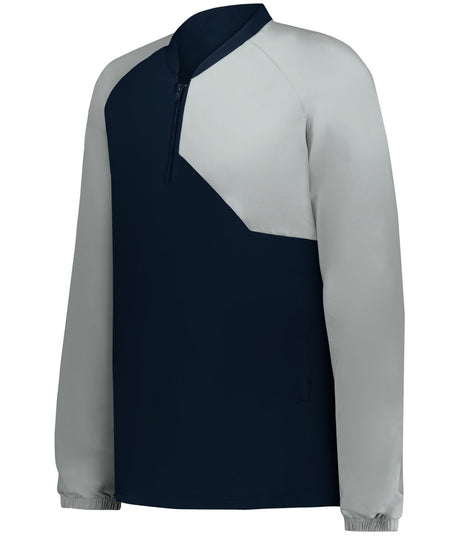 Augusta Sportswear YOUTH FIELD 1/4 ZIP PULLOVER 3JLS21Y NAVY/GREY (BA) S