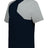 Augusta Sportswear YOUTH FIELD 1/4 ZIP SHORT SLEEVE PULLOVER 3JSS21Y NAVY/GREY (BA) S