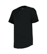 Augusta Sportswear YOUTH FULL - BUTTON LIGHTWEIGHT BASEBALL JERSEY 52MBFJY BLACK S