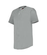 Augusta Sportswear YOUTH FULL - BUTTON LIGHTWEIGHT BASEBALL JERSEY 52MBFJY GREY (BA) S