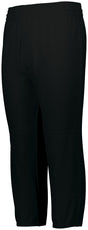 Augusta Sportswear Youth Gamer Pull - Up Baseball Pant 6849 BLACK XXS