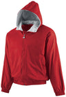 Augusta Sportswear Youth Hooded Taffeta Jacket/Fleece Lined 3281 RED S
