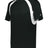 Augusta Sportswear YOUTH HOOK TEE 214400 BLACK/WHITE (BA) S