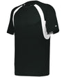 Augusta Sportswear YOUTH HOOK TEE 214400 BLACK/WHITE (BA) S