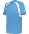 Augusta Sportswear YOUTH HOOK TEE 214400 COLUMBIA BLUE/WHITE (BA) S